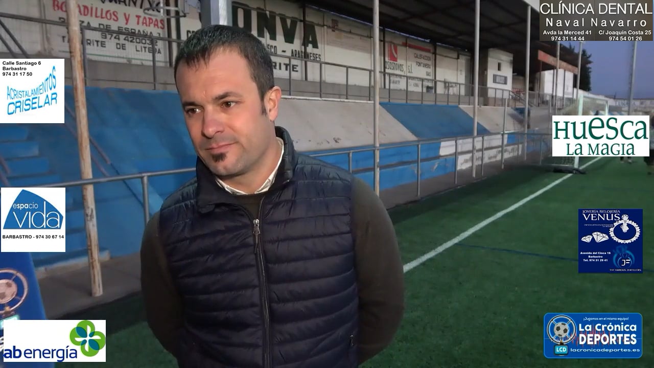 JAVI ROMERO (Entrenador Illueca) CDJ Tamarite 1-0 CF Illueca / Jornada 17 / 3ª División