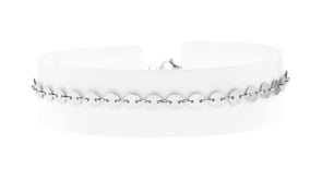 Sterling Silver Mirrored-Disc Anklet