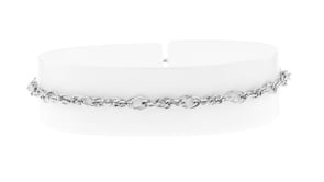 Sterling Silver Singapore Chain Anklet