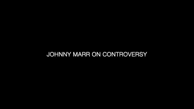 Johnny Marr — Controversy
