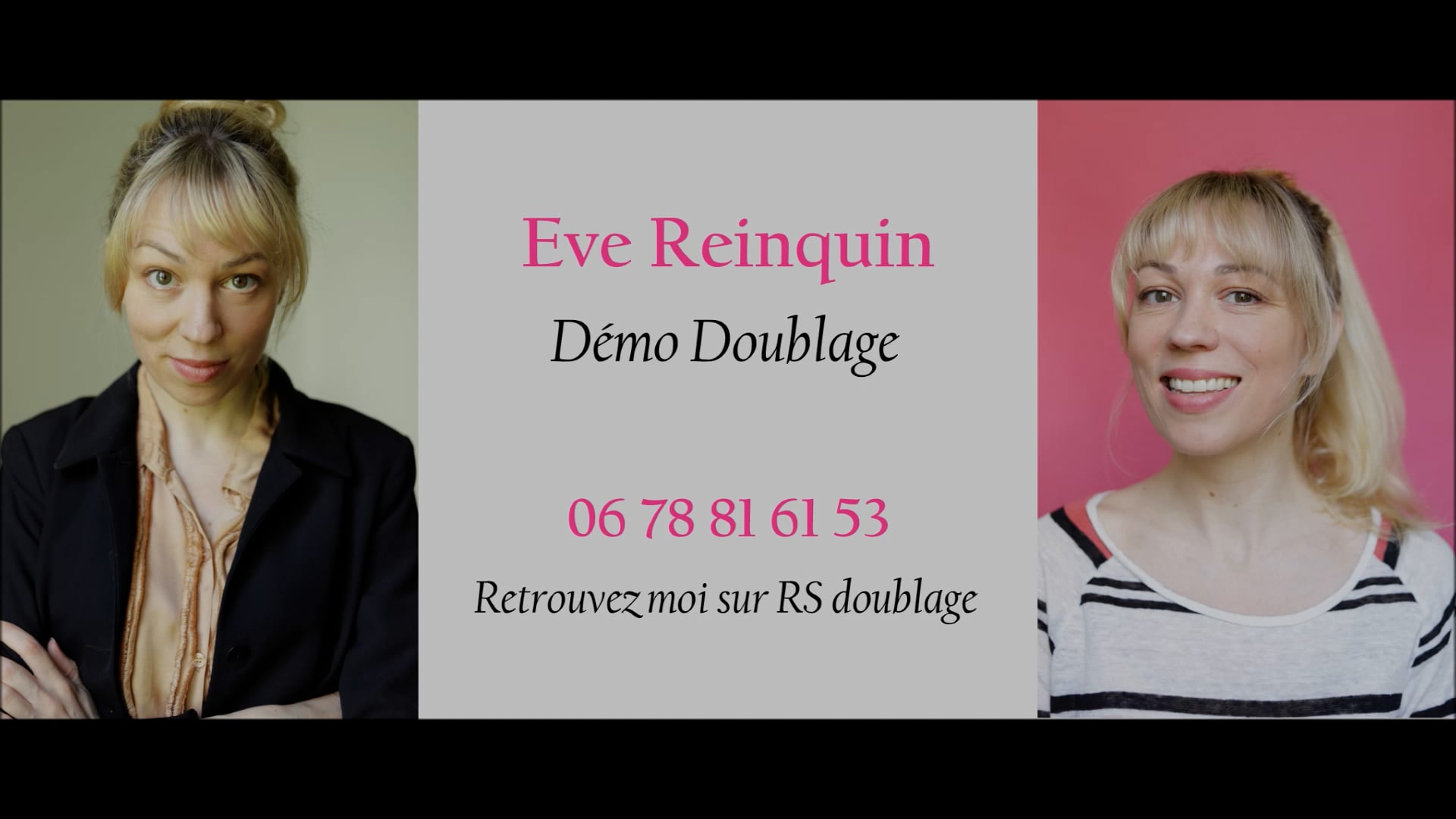 Vidéo Démo doublage 