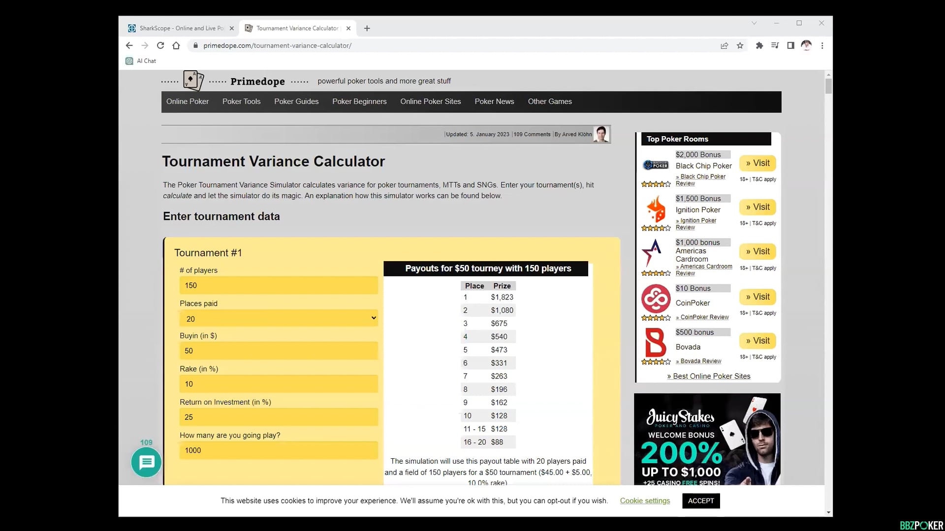 Creating a Low Variance Formula