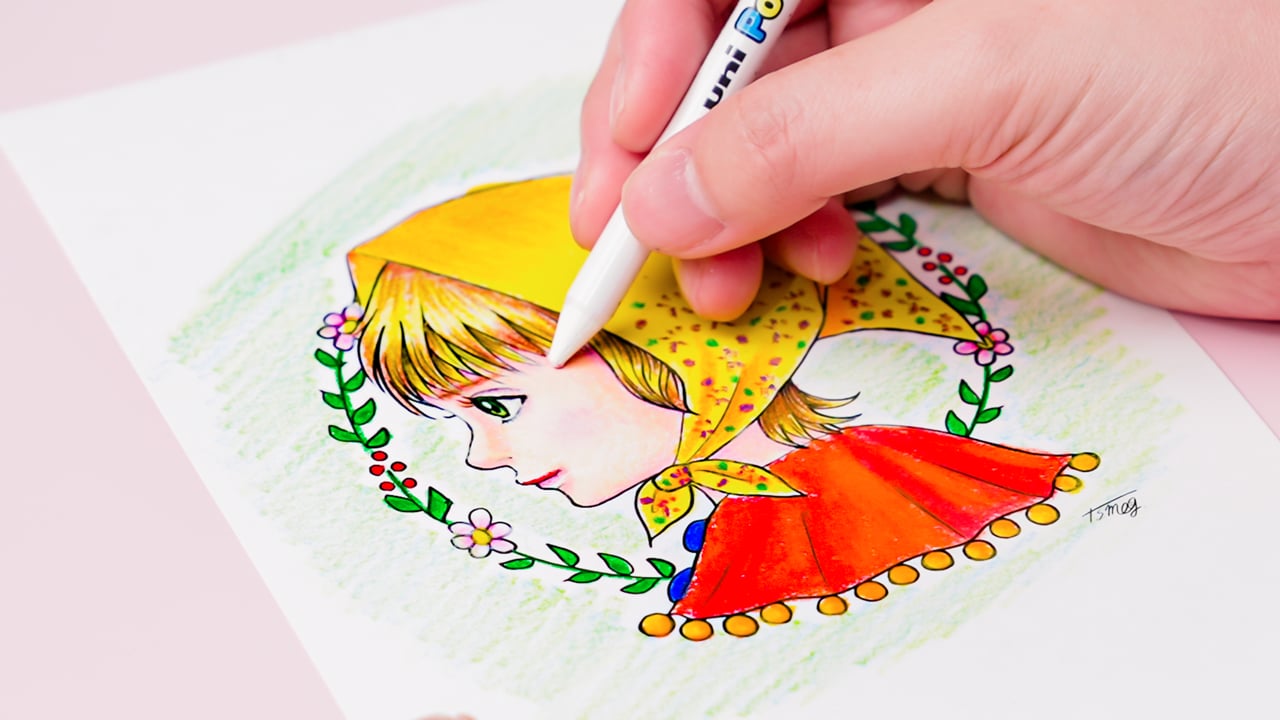 塗り絵がアートになる！ポンキーで様々な表現を楽しもう