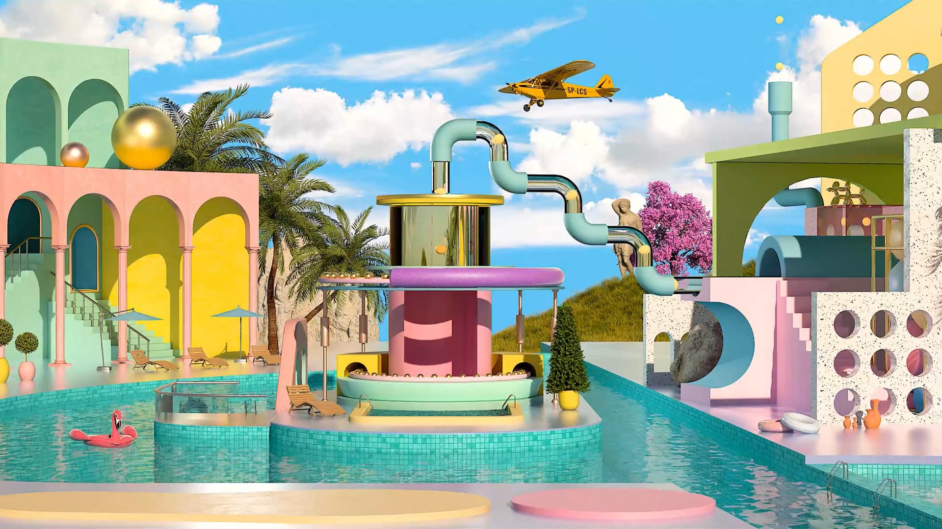 일산GIFC몰 SLICK전시영상_wall