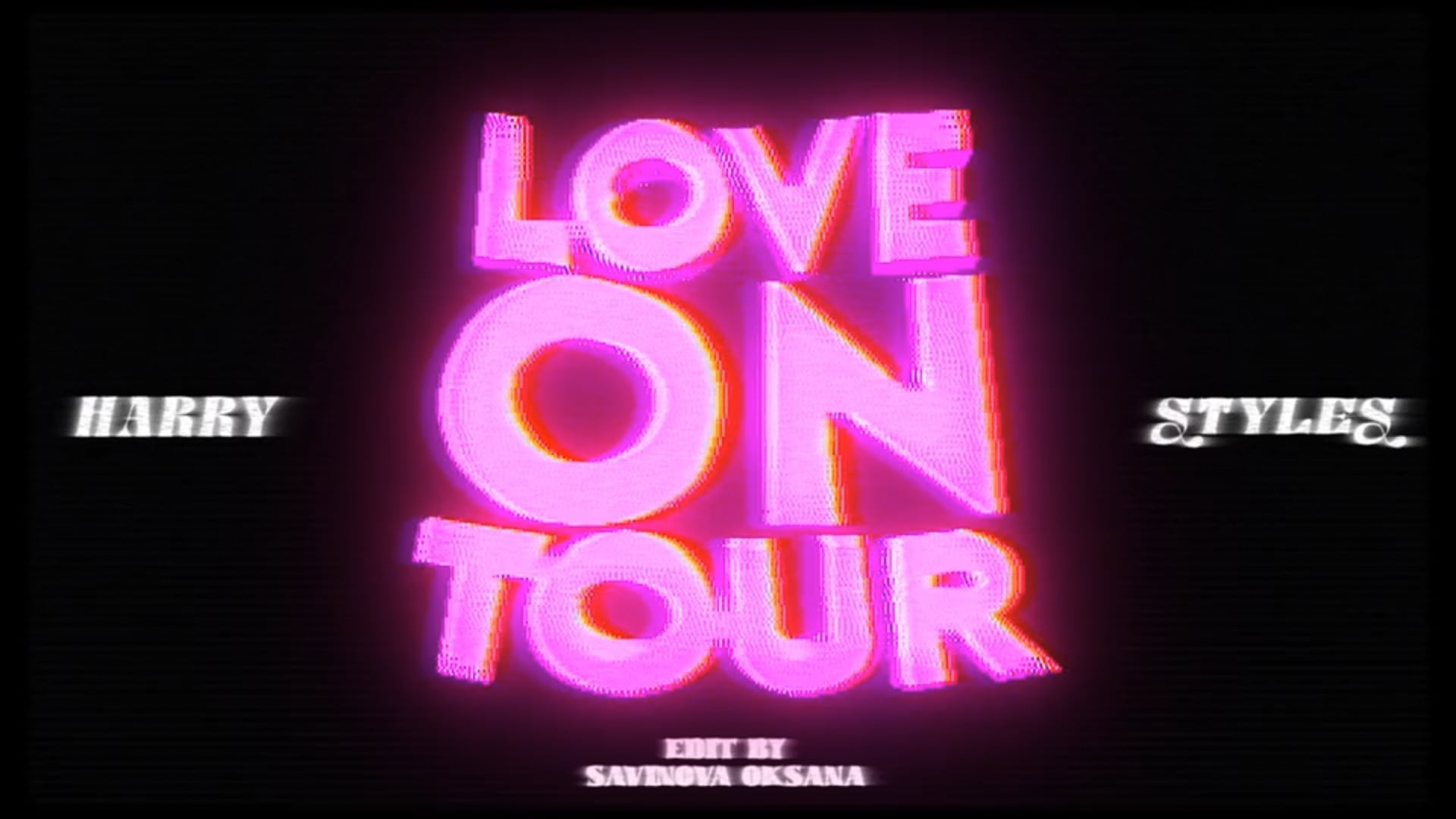 Concert Photo Animation. Love On Tour.