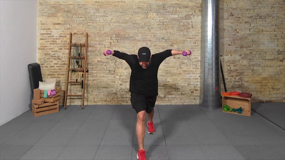 Full body con mancuernas