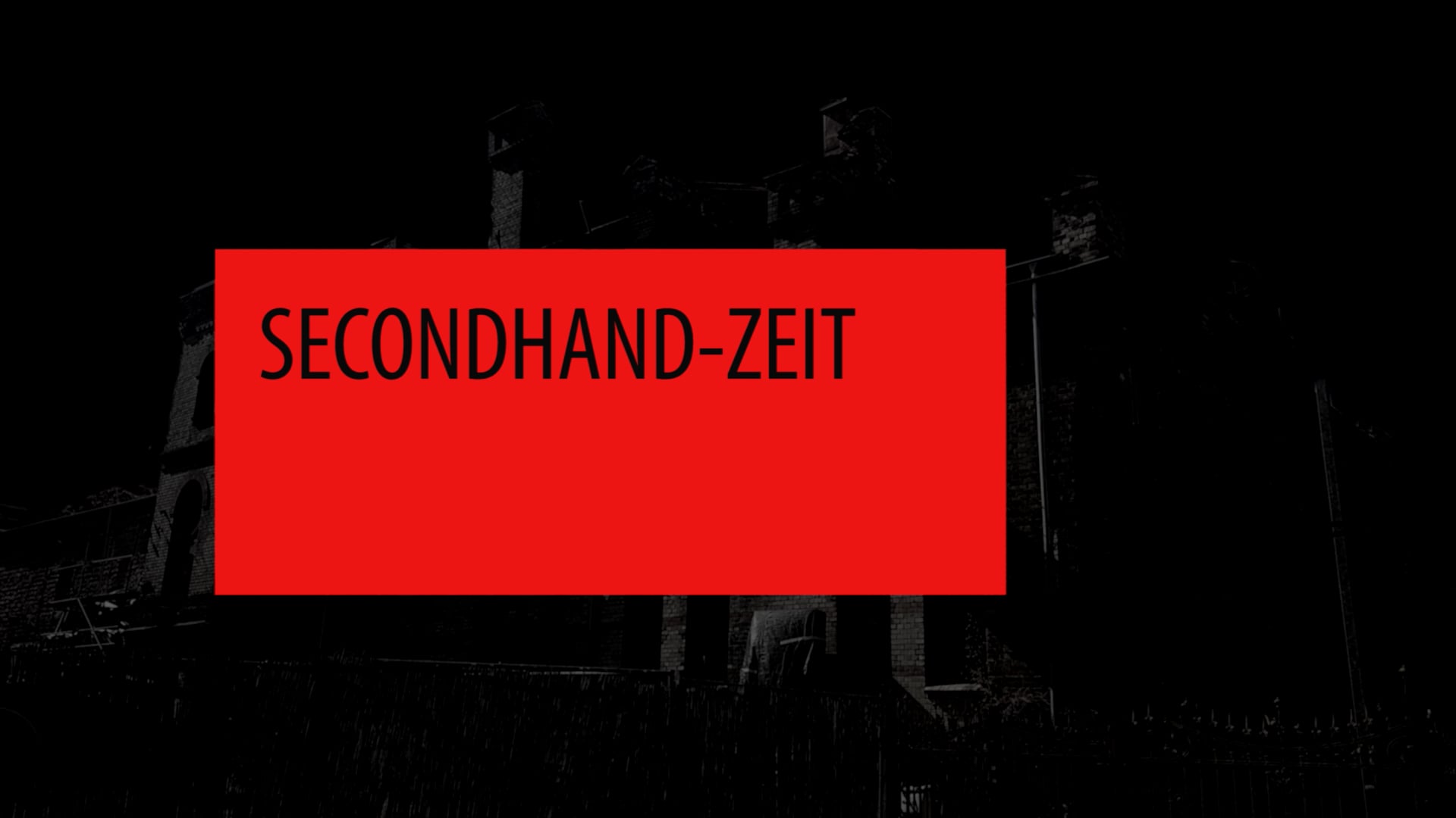 Secondhand-Zeit Trailer-kurz