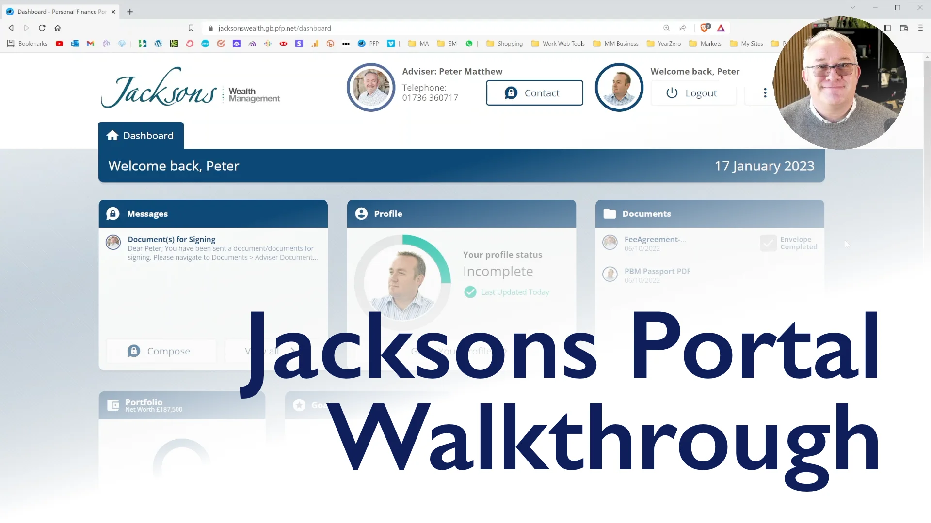 Jacksons Portal Walkthrough