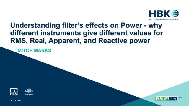 Understanding a filter’s effects on power – why different instruments give different values for RMS, real, apparent, and reactive power