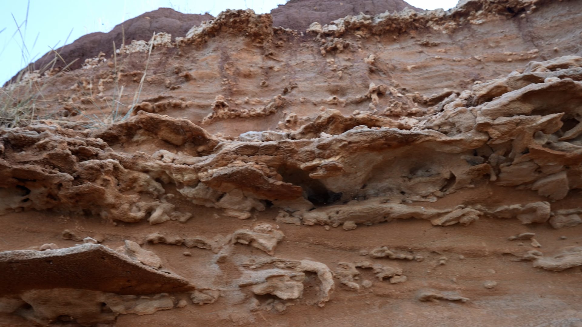 Interesting, weird shaped red rock