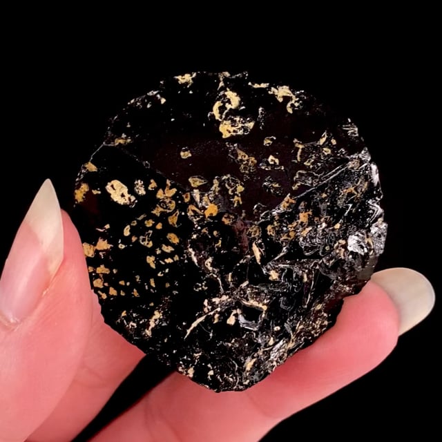 Schorl (flattened crystal)