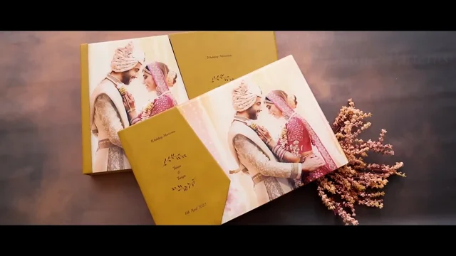 indian wedding album cover design