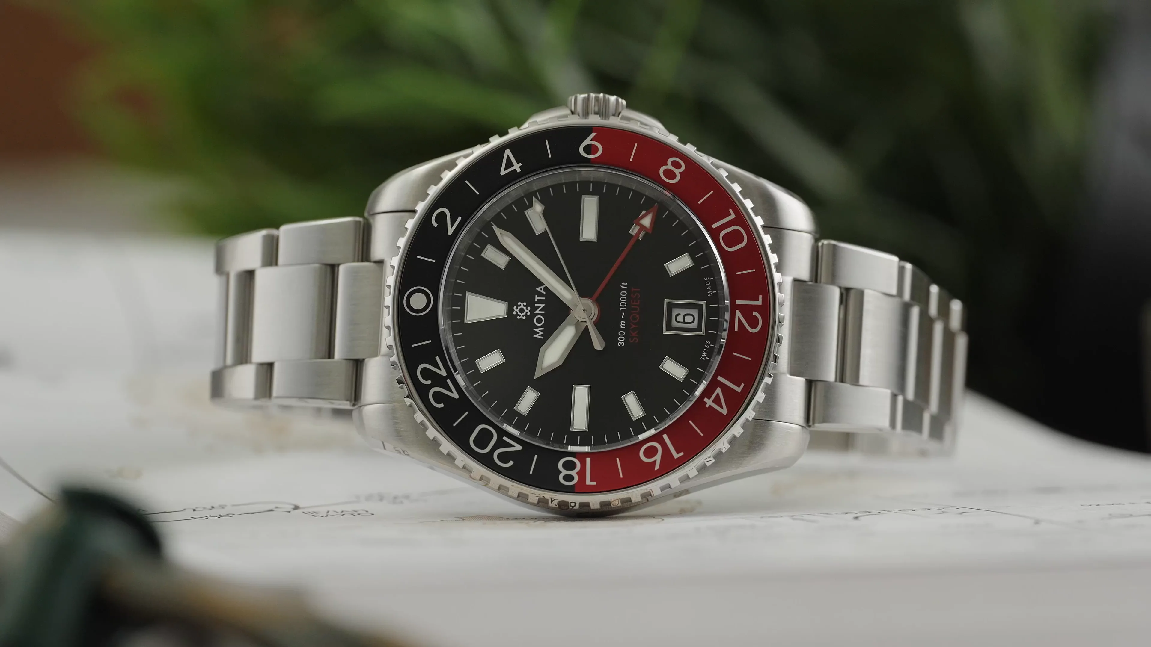 Monta Skyquest, Black Dial, Bi-Color Aluminum Bezel – MONTA Watch