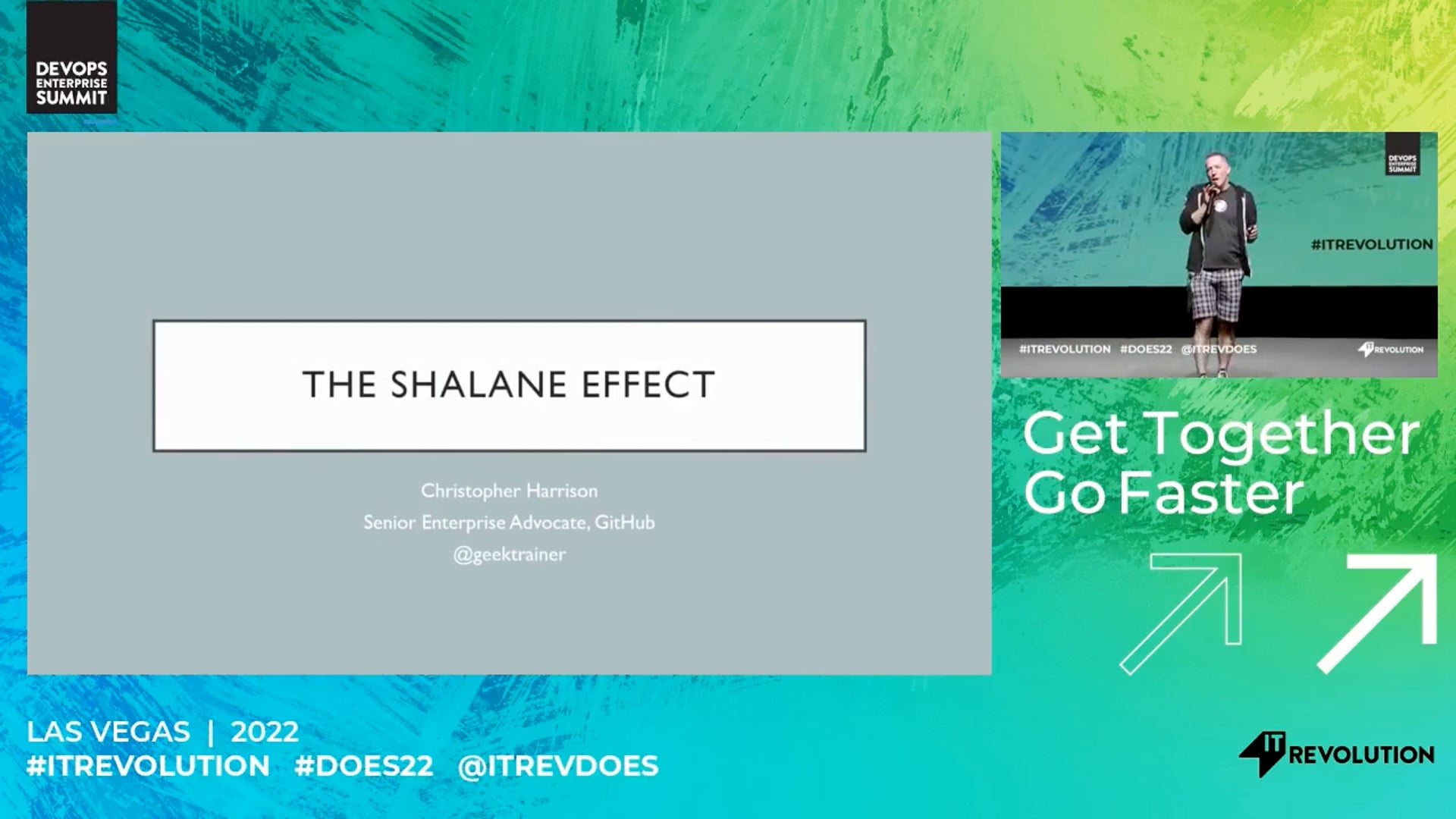 Lightning Talk: The Shalane Effect