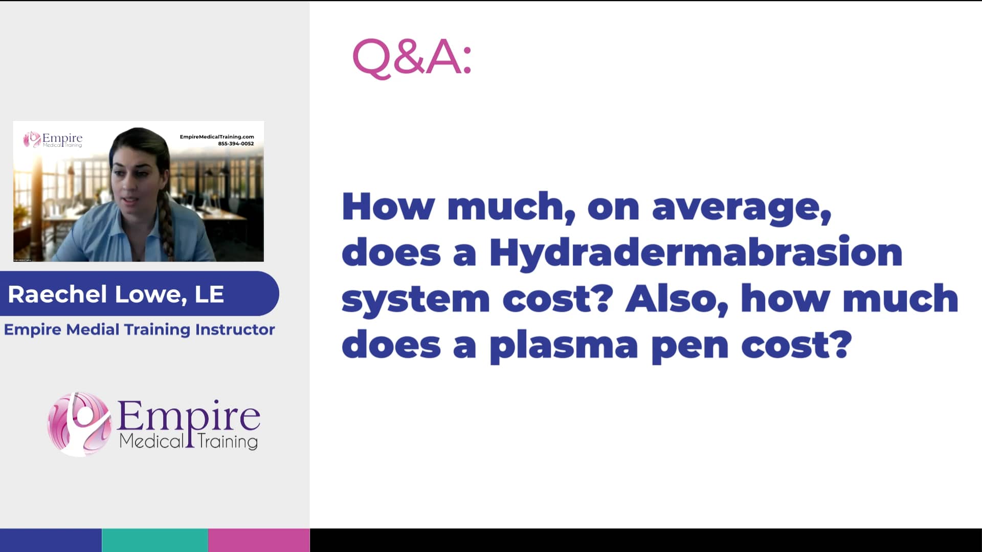 How much, on average, does a Hydradermabrasion system cost Also, how