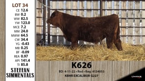 Lot #34 - K626