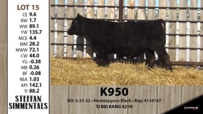 Lot #15 - K950