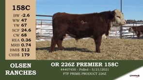 Lot #158C - OR 226Z PREMIER 158C