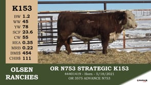 Lot #K153 - OR N753 STRATEGIC K153