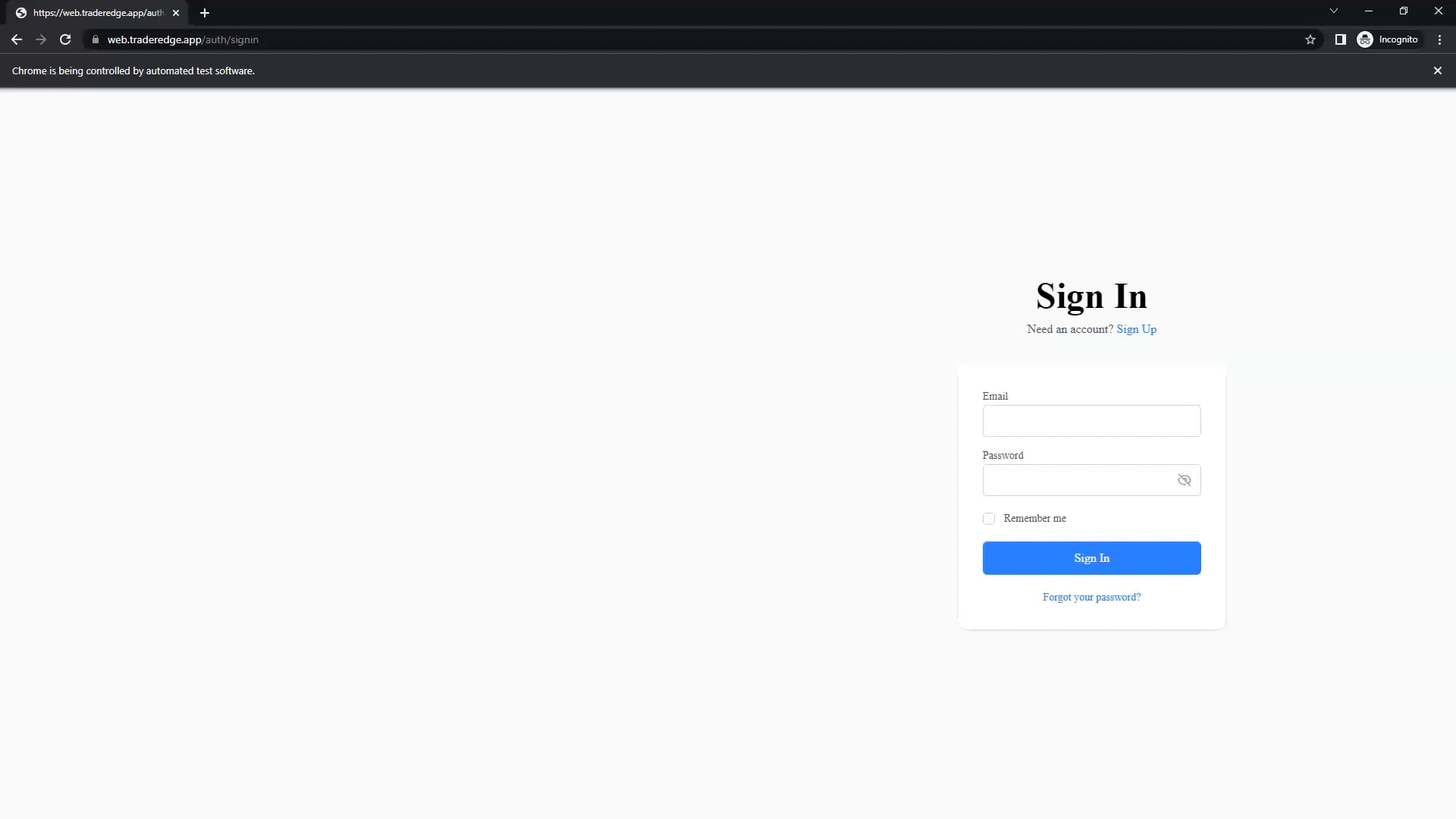 Web Testing (Real Site) on Vimeo
