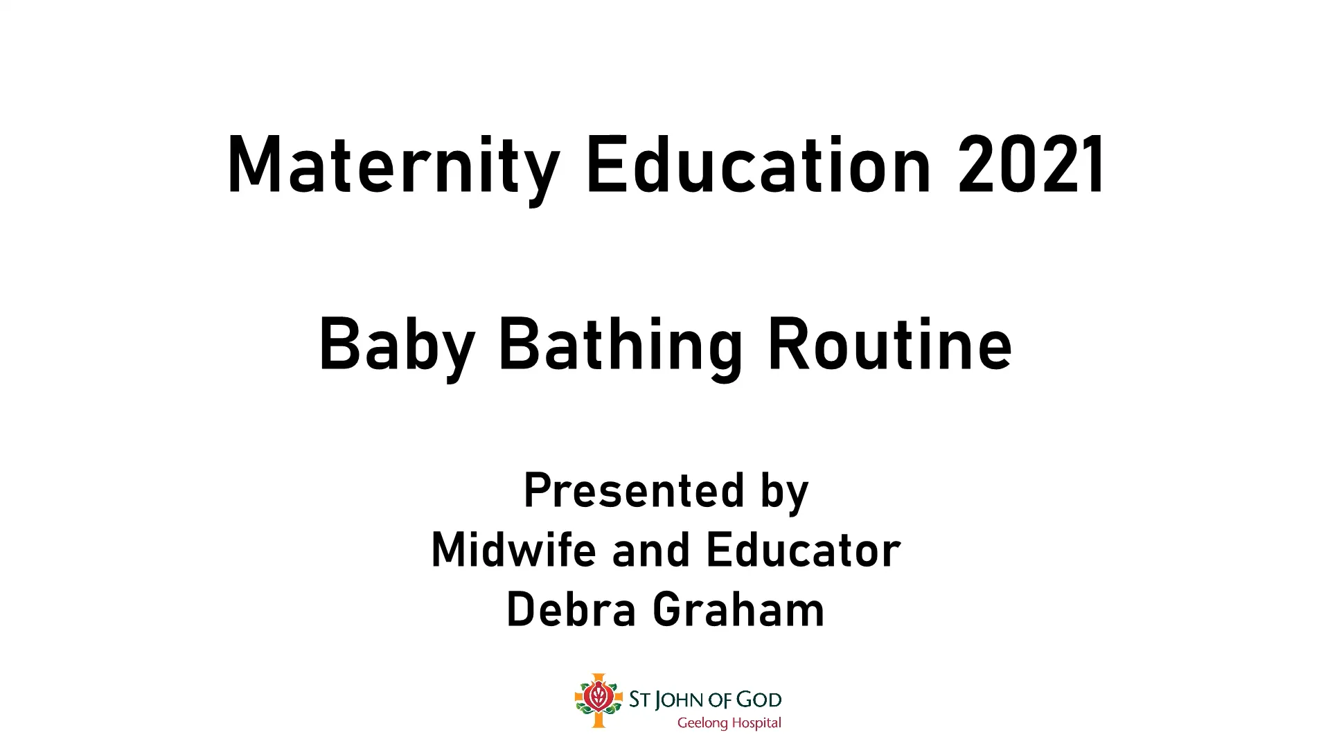 Baby bath routine on Vimeo