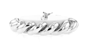 Italian Sterling Silver Large San Marco Bracelet