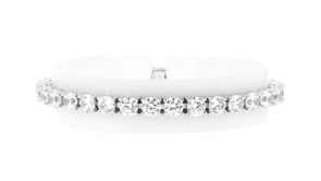 15.00 ct. t.w. CZ Tennis Bracelet in Sterling Silver