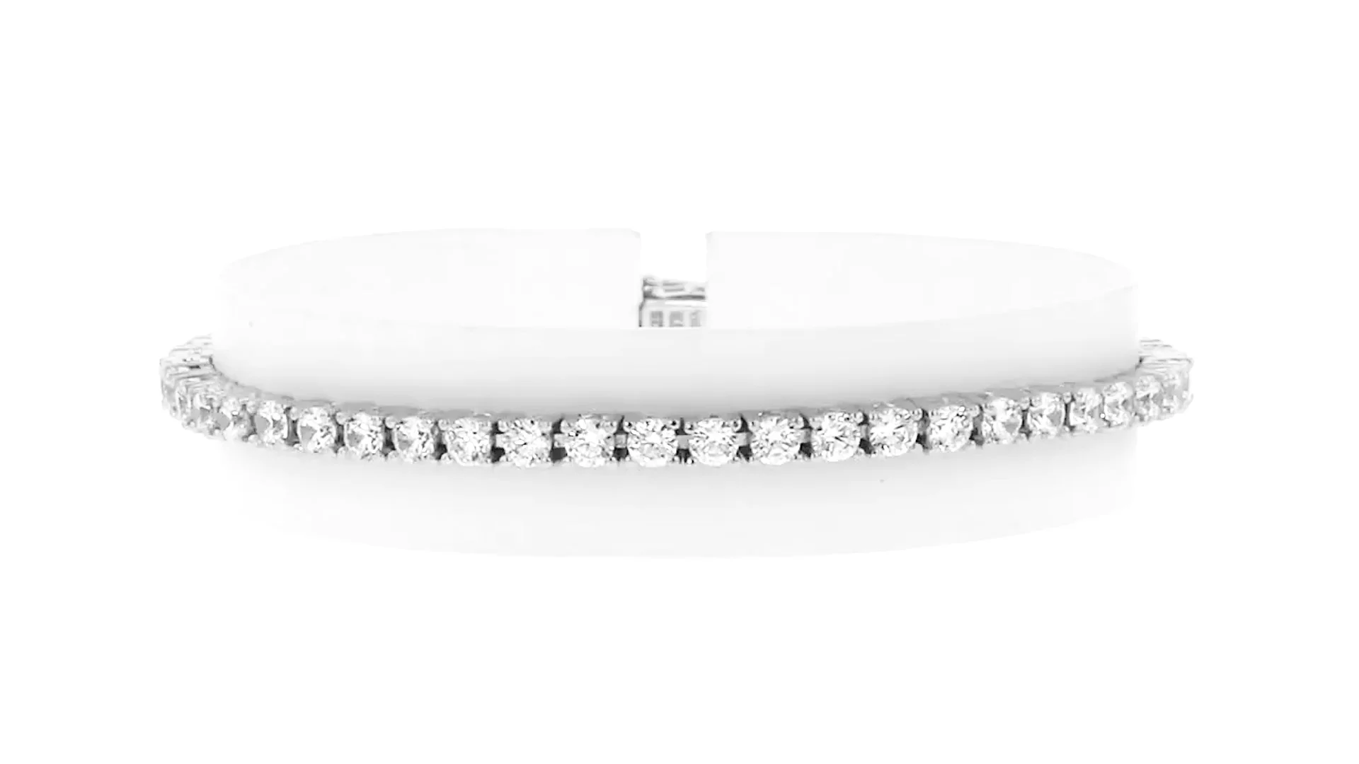 5.00 ct. t.w. CZ Tennis Bracelet in Sterling Silver | Ross Simons