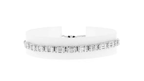 1.00 ct. t.w. Diamond Bolo Bracelet in Sterling Silver