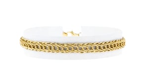 14kt Yellow Gold Double Oval-Link Bracelet