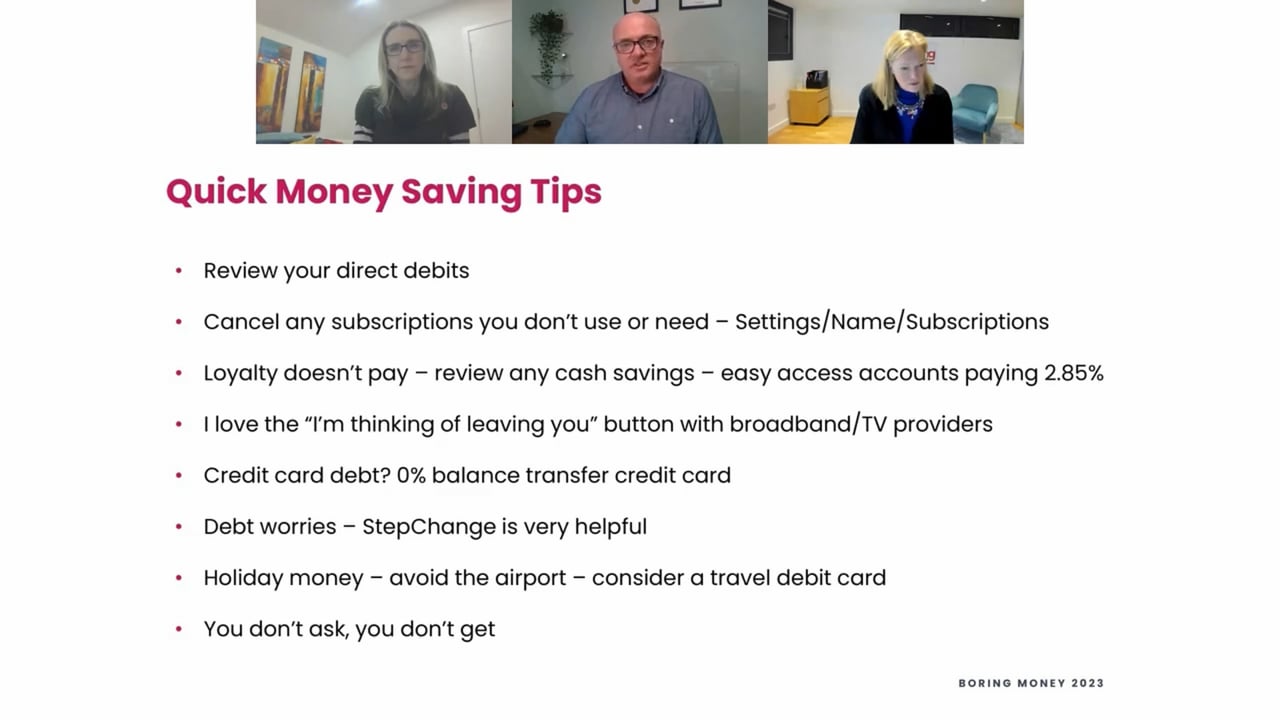Quick Budgeting Tips