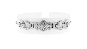 .25 ct. t.w. Diamond Openwork Bolo Bracelet in Sterling Silver