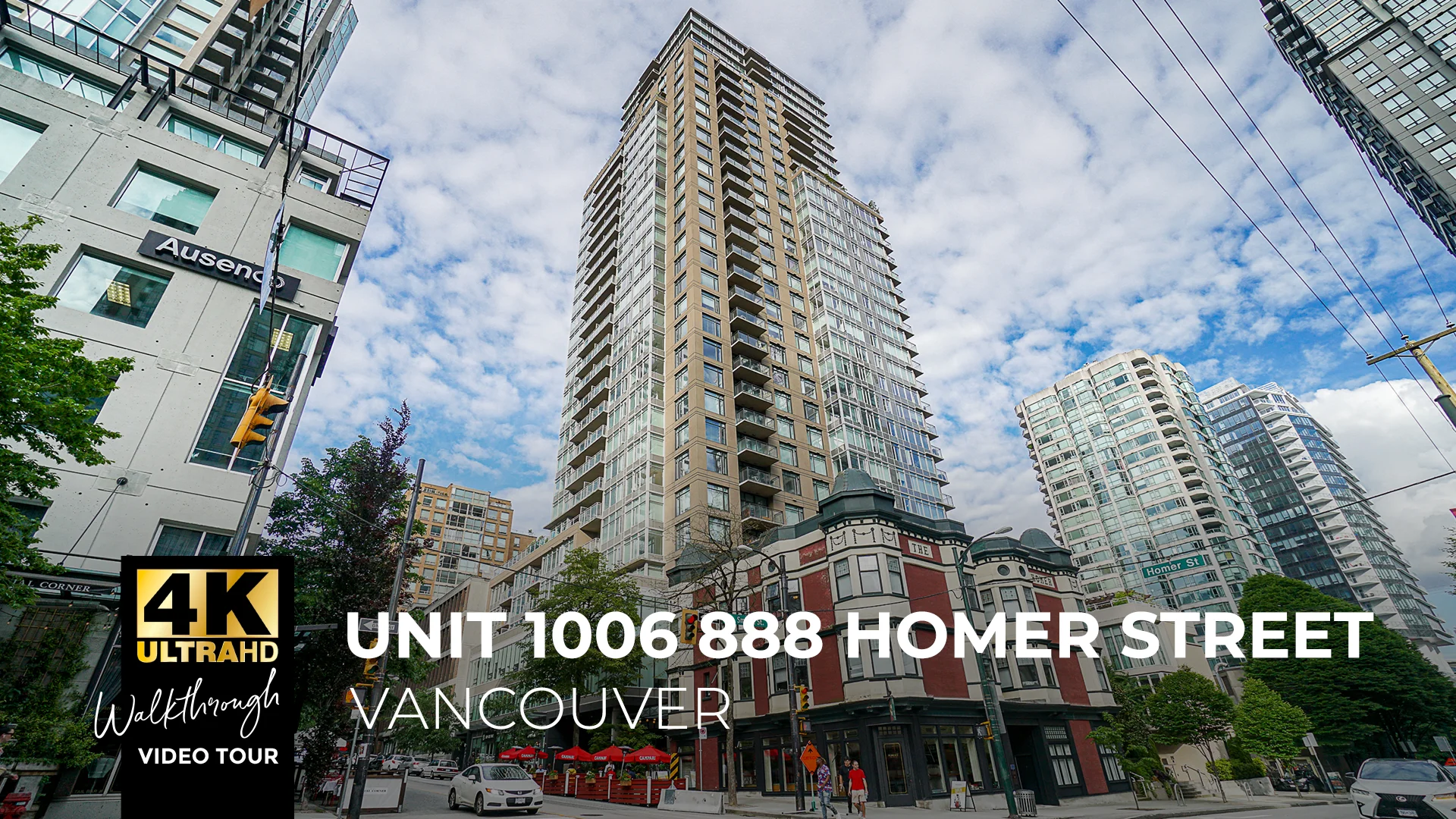 Unit 1006 888 Homer Street, Vancouver for Leo Wilk Real Estate 4K