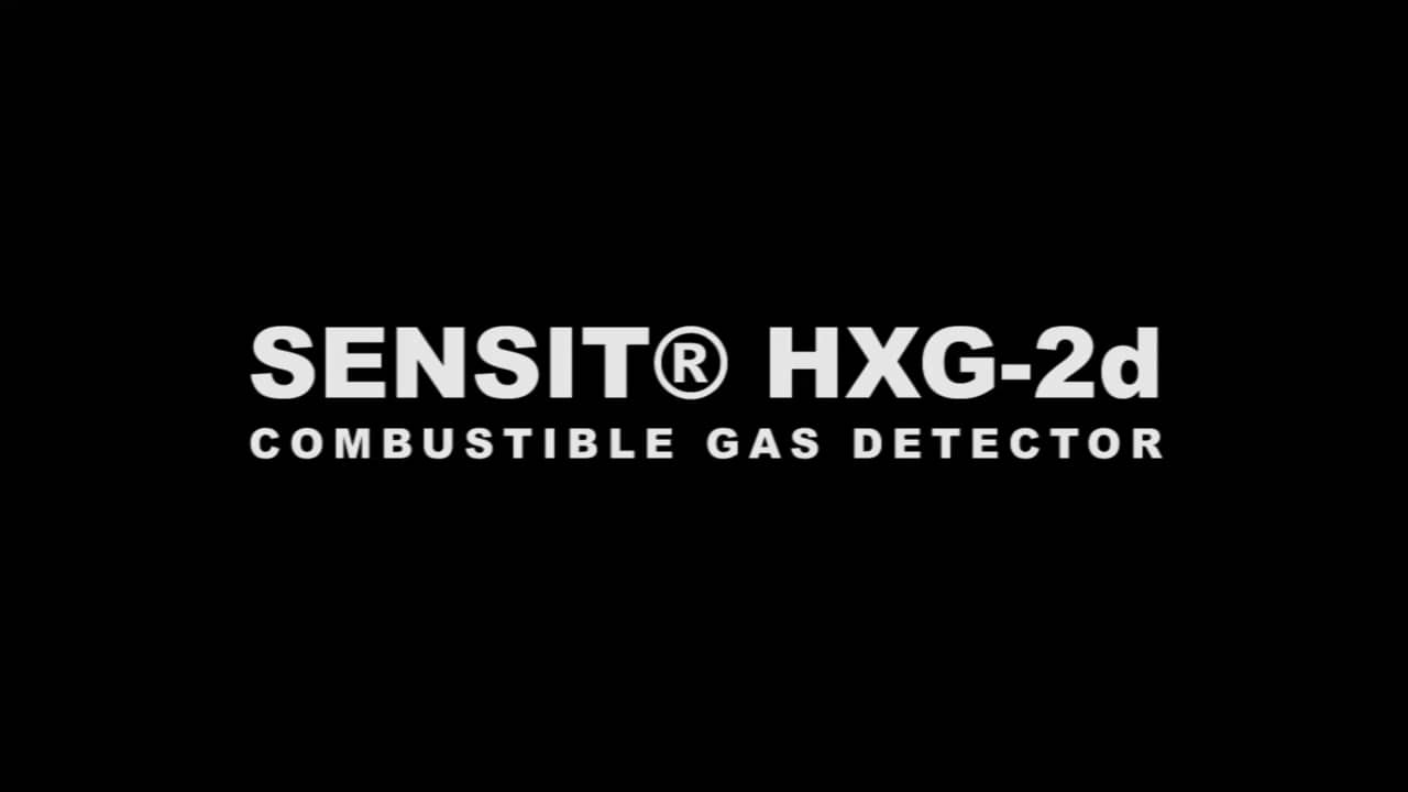 SENSIT HXG2d Combustible Gas Detector Quick Start Guide on Vimeo