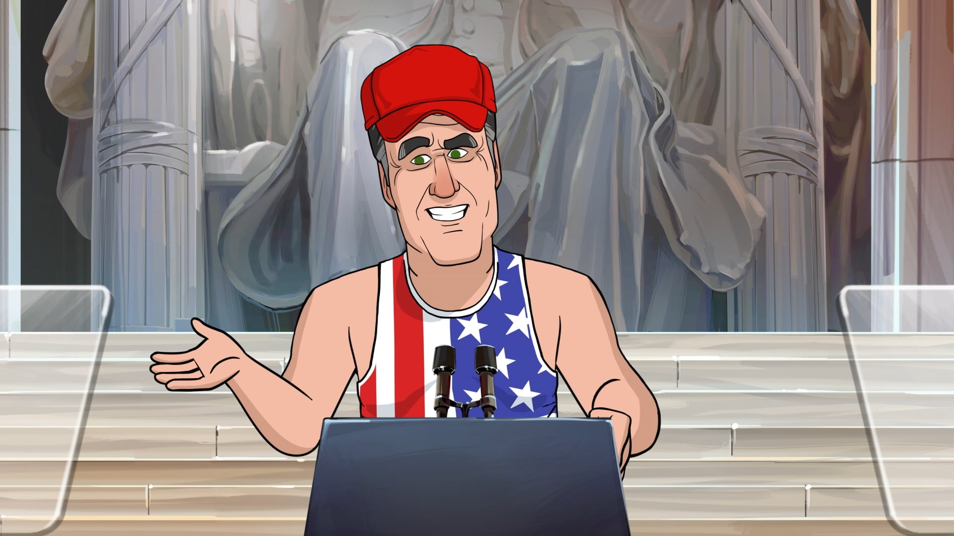 showtime's "our cartoon president"- selection