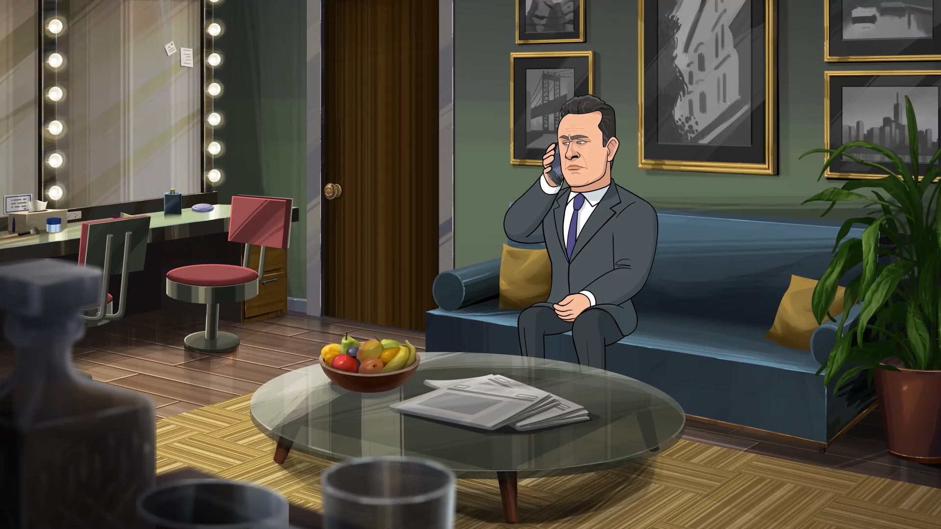 showtime's "our cartoon president"- selection