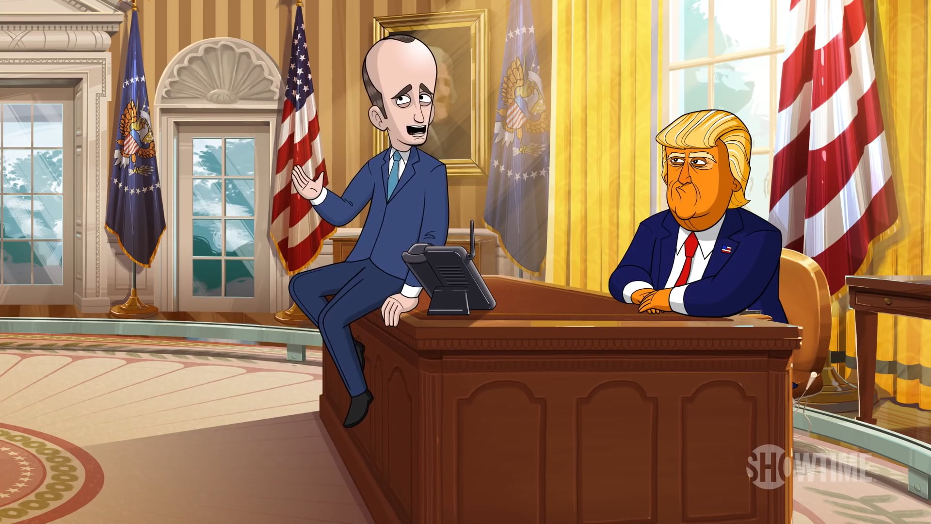 showtime's "our cartoon president" - selection