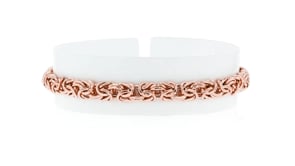 18kt Rose Gold Over Sterling Byzantine Bolo Bracelet