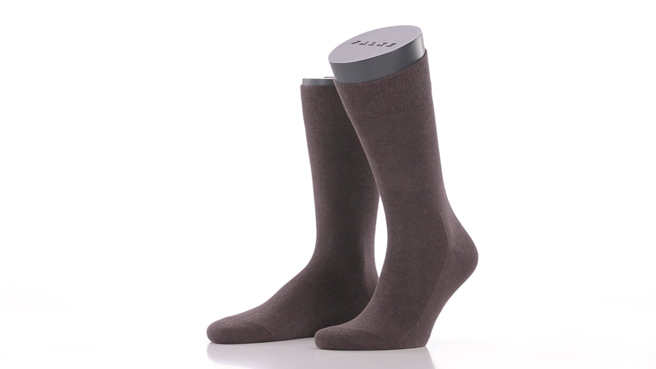 Falke Mens No.13 Piuma Soft Cotton Socks Sage Green UK 8.5-9.5 EUR 43-44  RRP £35