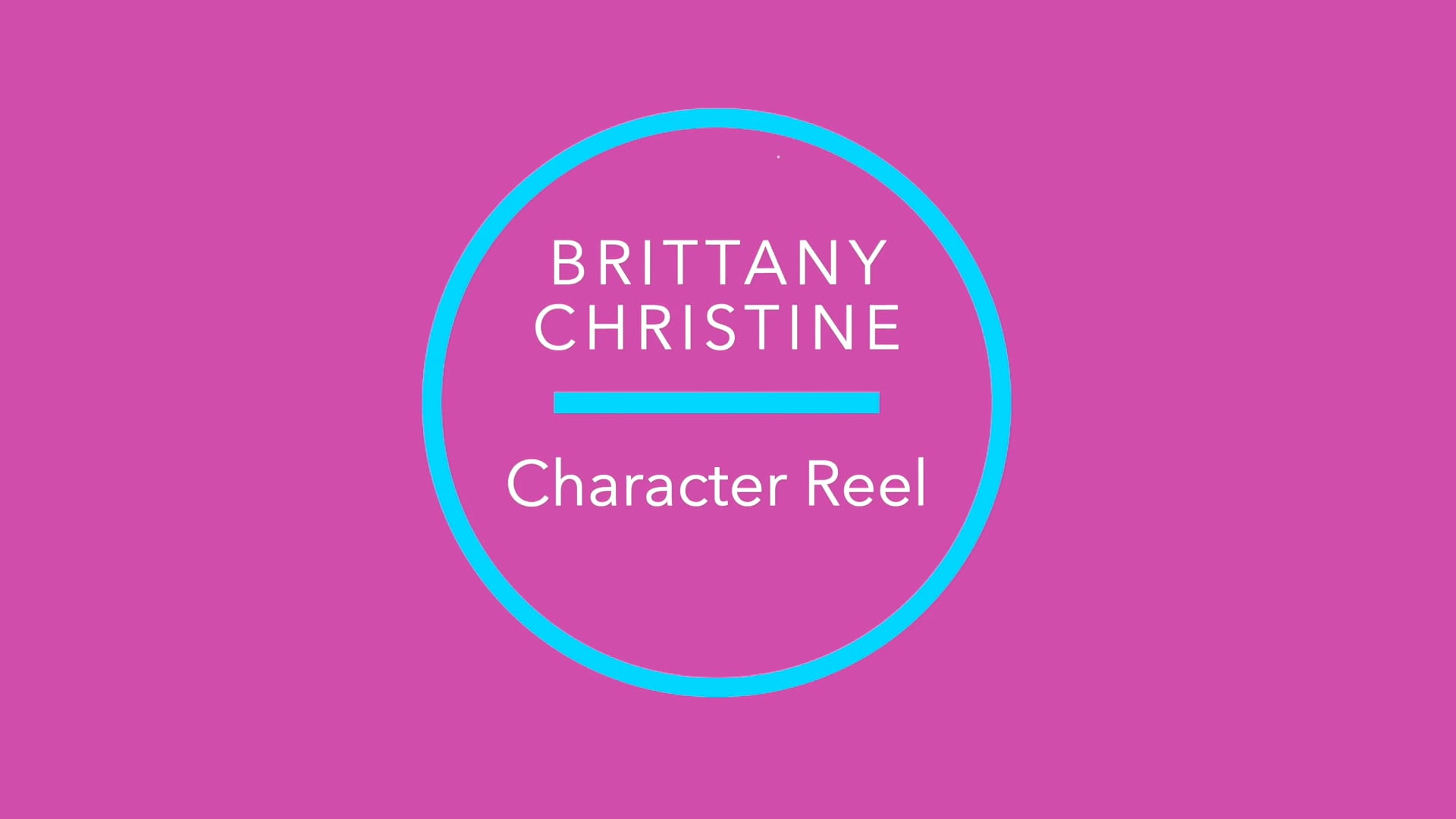 BRITTANY CHRISTINE (Character Reel)