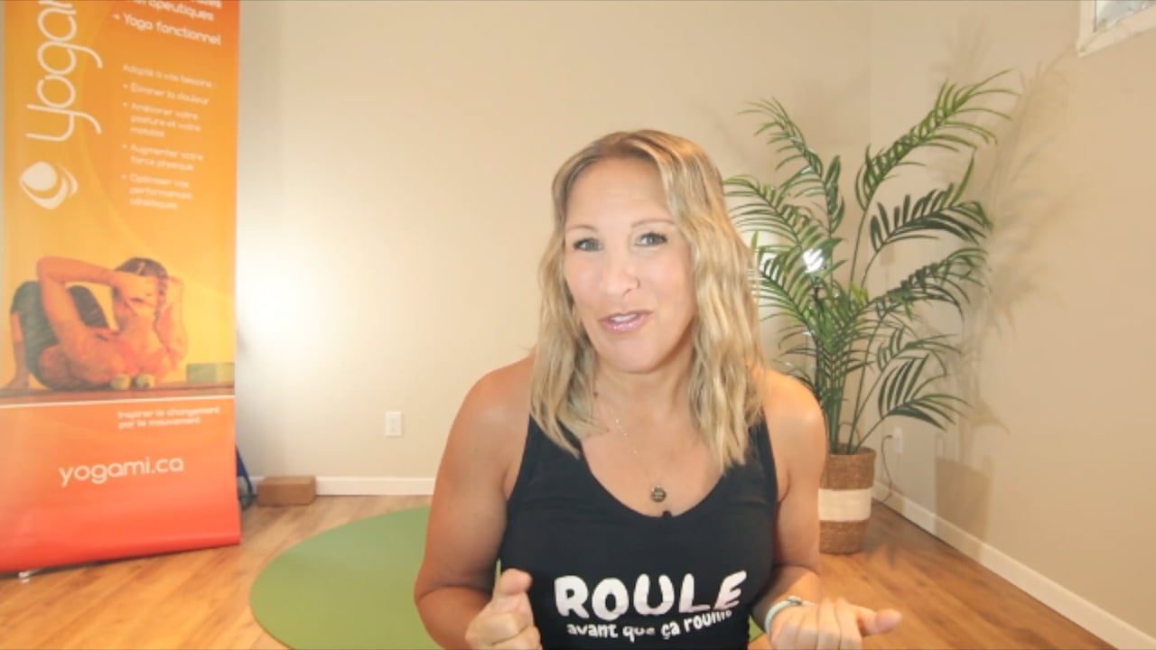 Jour 27. Comment diminuer son vo2max facilement avec le Yoga Balles avec Julie Cadorette (13 min)
