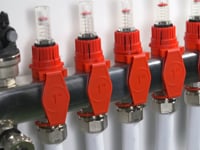 Purmo Premium Verteiler – Durchflussmengenmesser einstellen