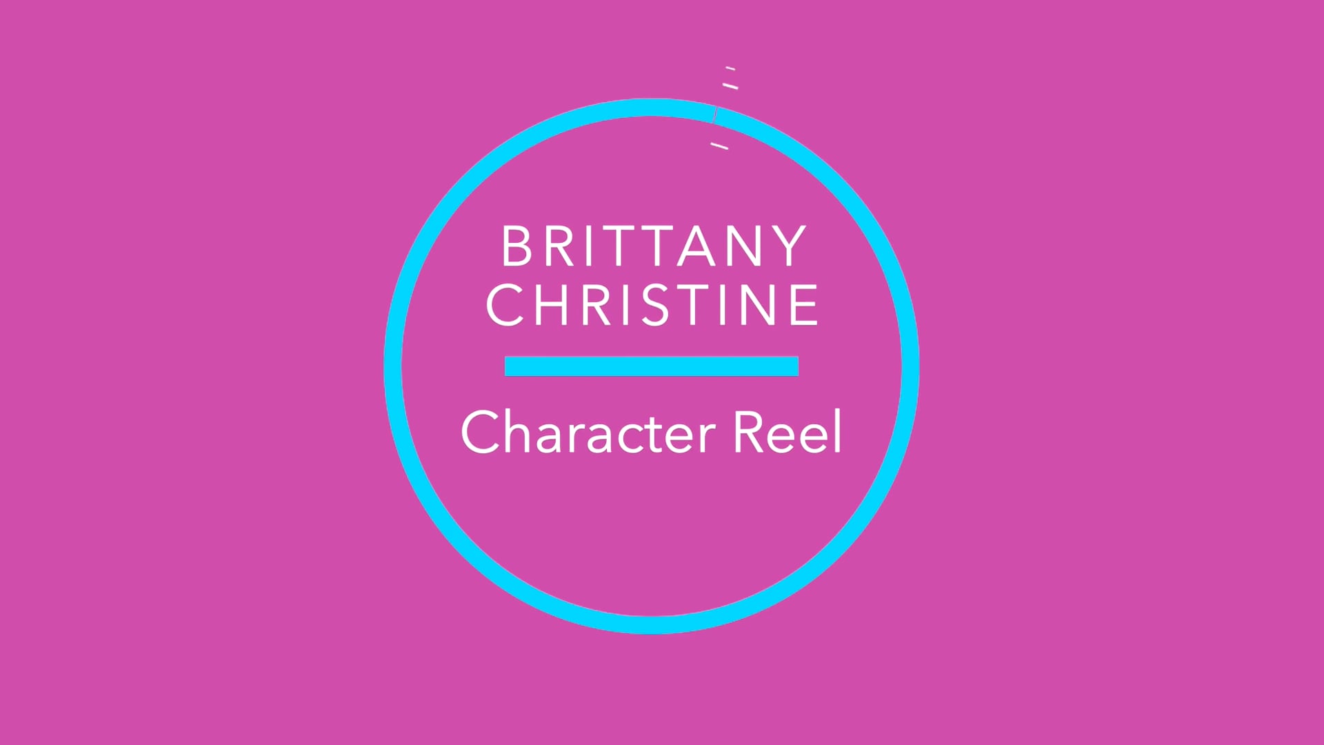 Brittany Christine Animation Reel