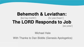 Behemoth and Leviathan: The LORD Responds to Job