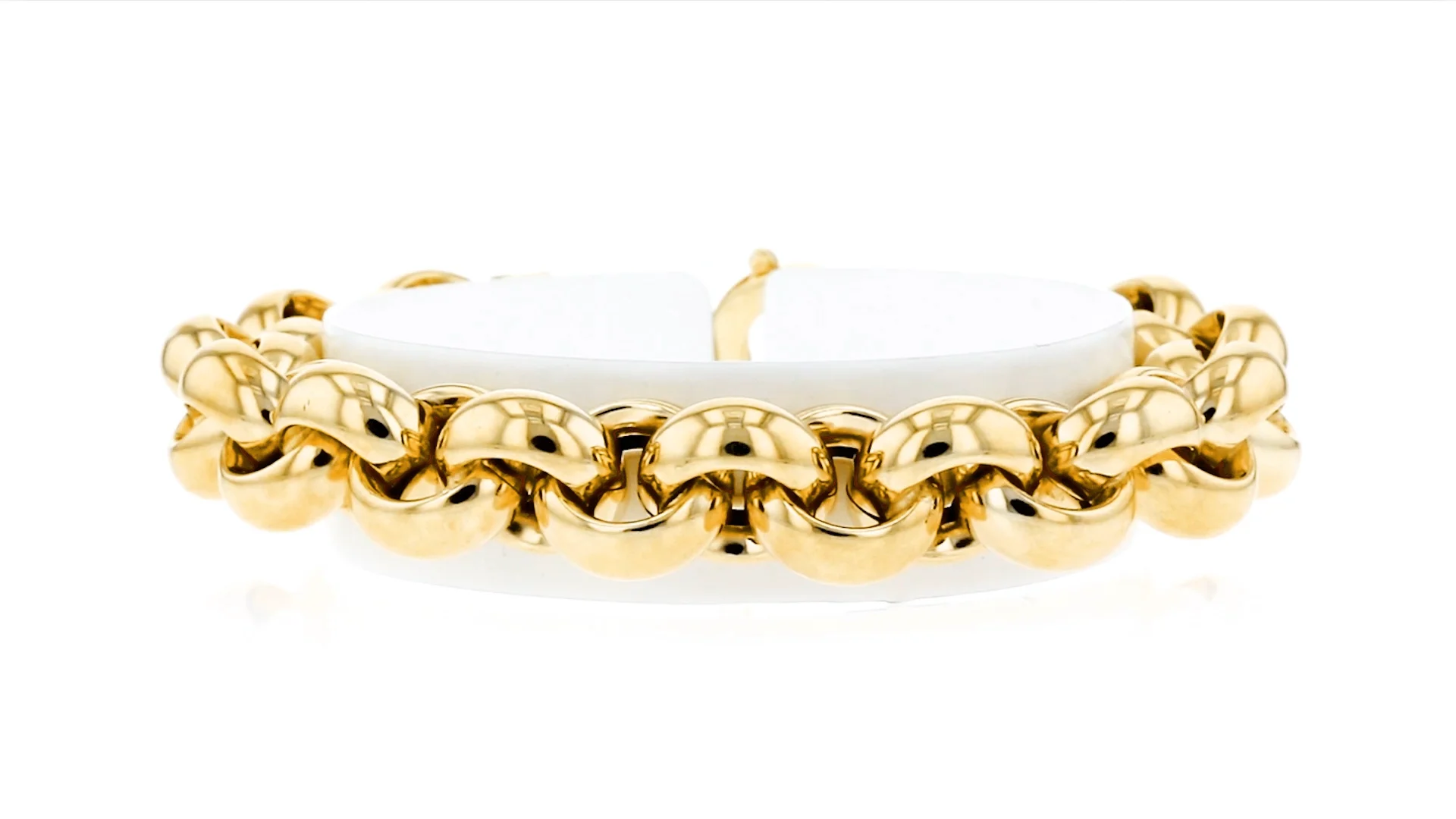 Italian 14kt Yellow Gold Rolo-Link Bracelet | Ross Simons