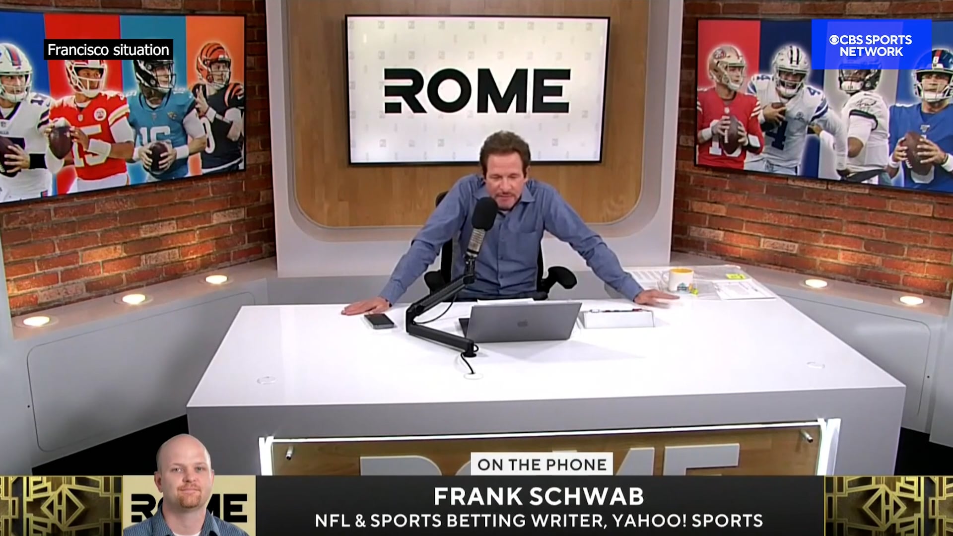 Frank Schwab on the 49ers QB Room on Vimeo