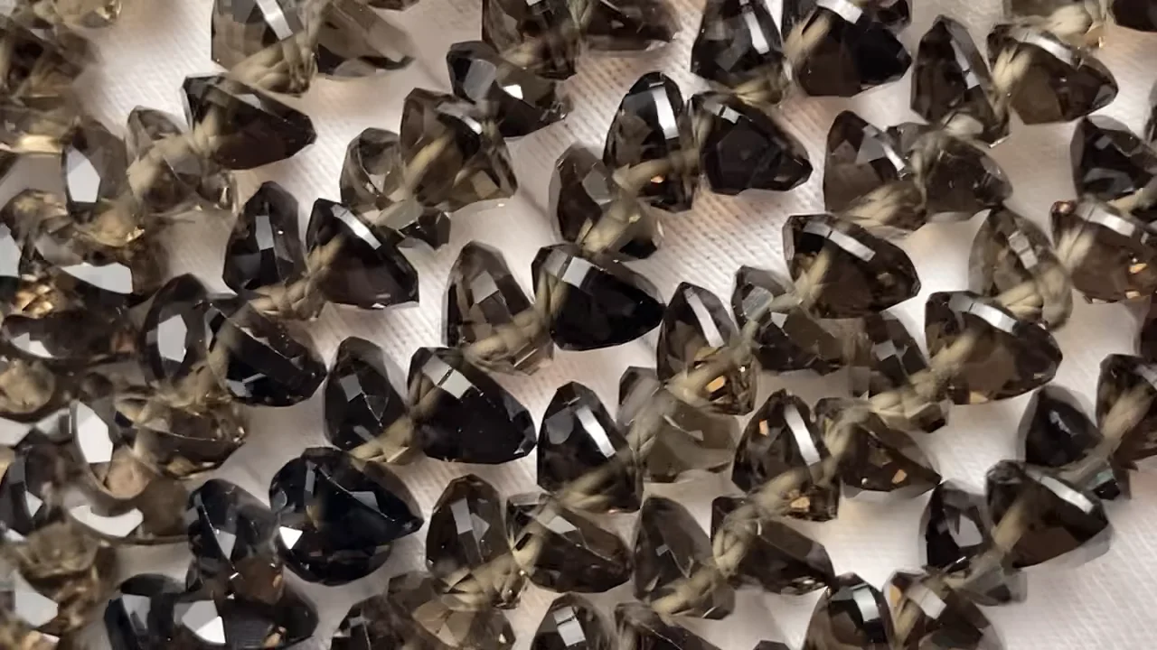 スモーキークォーツ （茶水晶）｜産地・ブラジル ハートシェイプカット