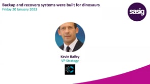 Friday 20 January 2023 - Backup and recovery systems were built for dinosaurs