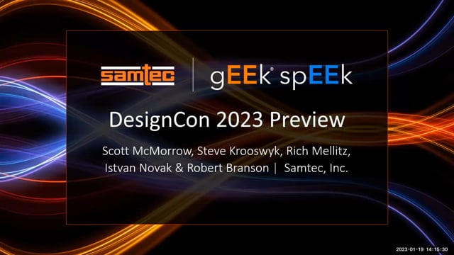 Geek Speek网络研讨会 - DesignCon 2023预览
