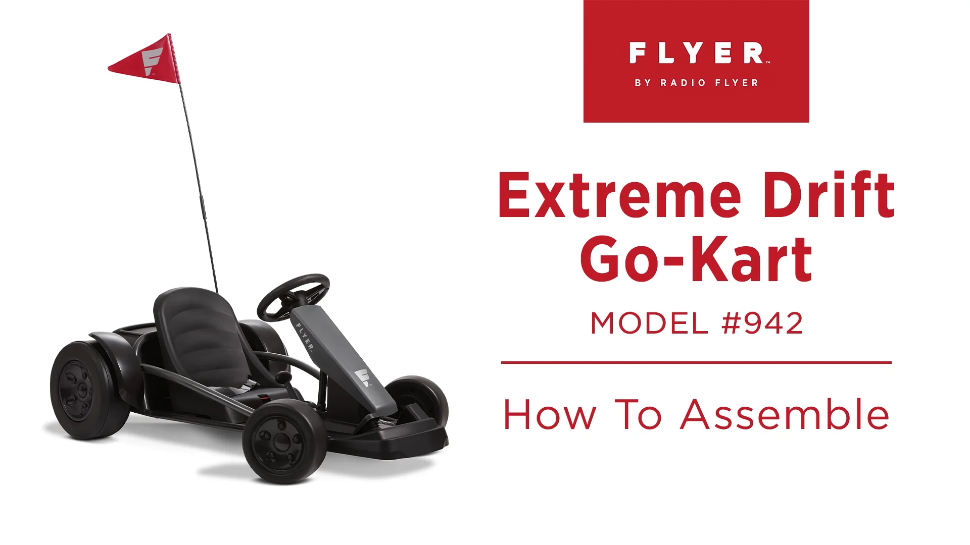 942 Extreme Drift Go-Kart Assembly & Product Information – Radio